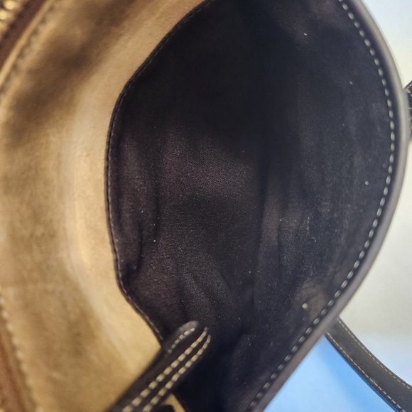 Vintage Coach Tan Suede Fringed Crossbody Bag - Picture 6 of 16